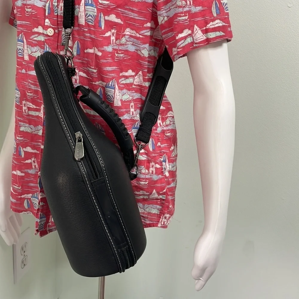 CaddyO Wine Leather Holder Carrier Travelbag